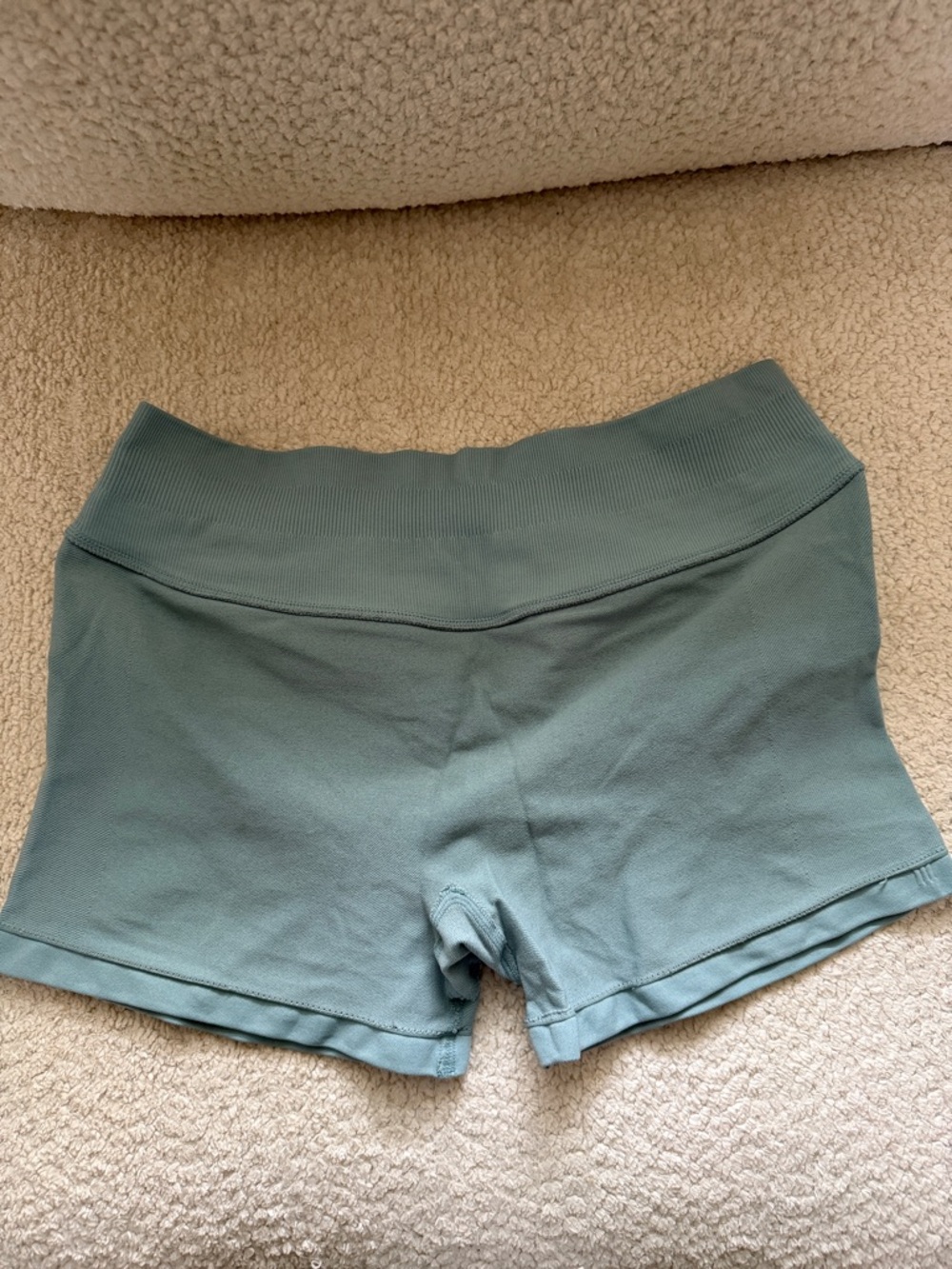 Softhue Light Green Women’s Active Shorts
